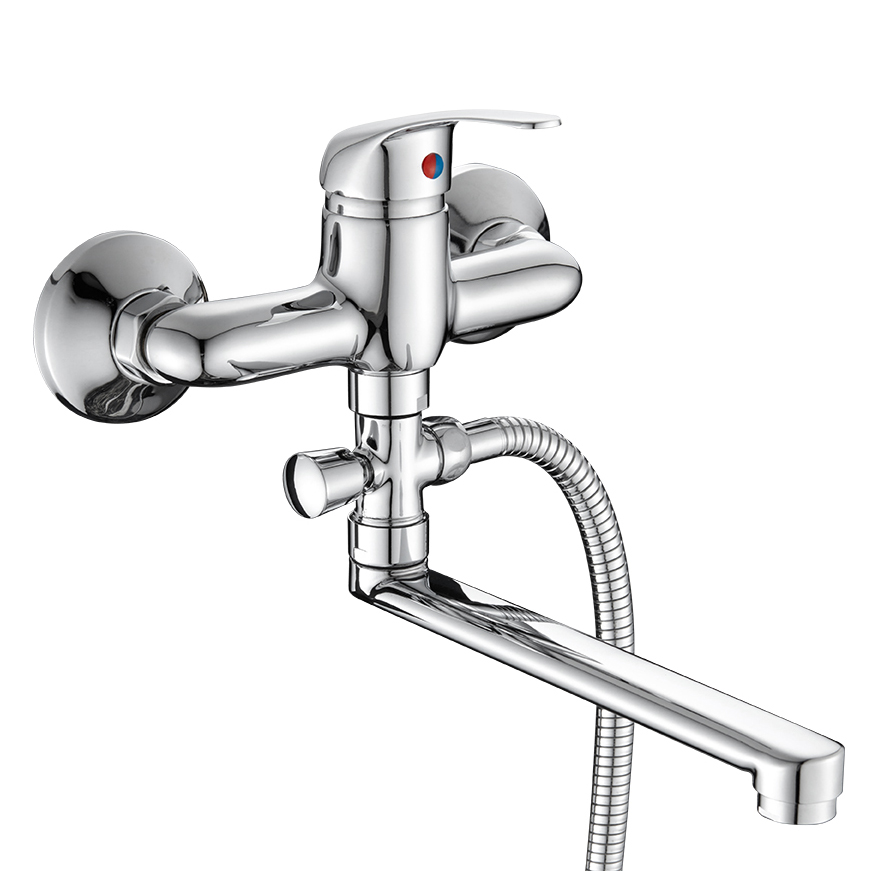 Badkamer Bad Badkuip En Douche Kraan Set Met Klep