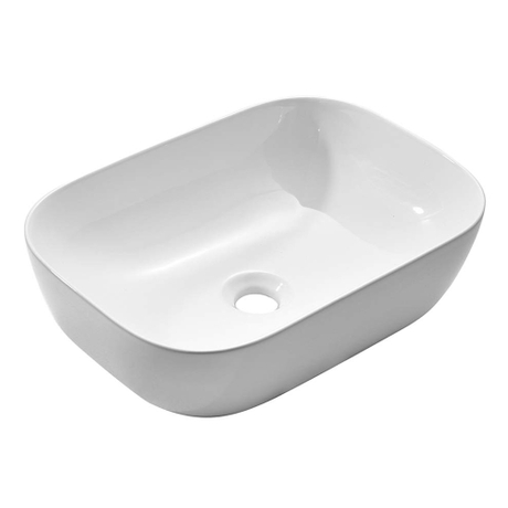 Aquacubic ovale boven aanrecht badkamer ijdelheid witte keramische kunst wastafel